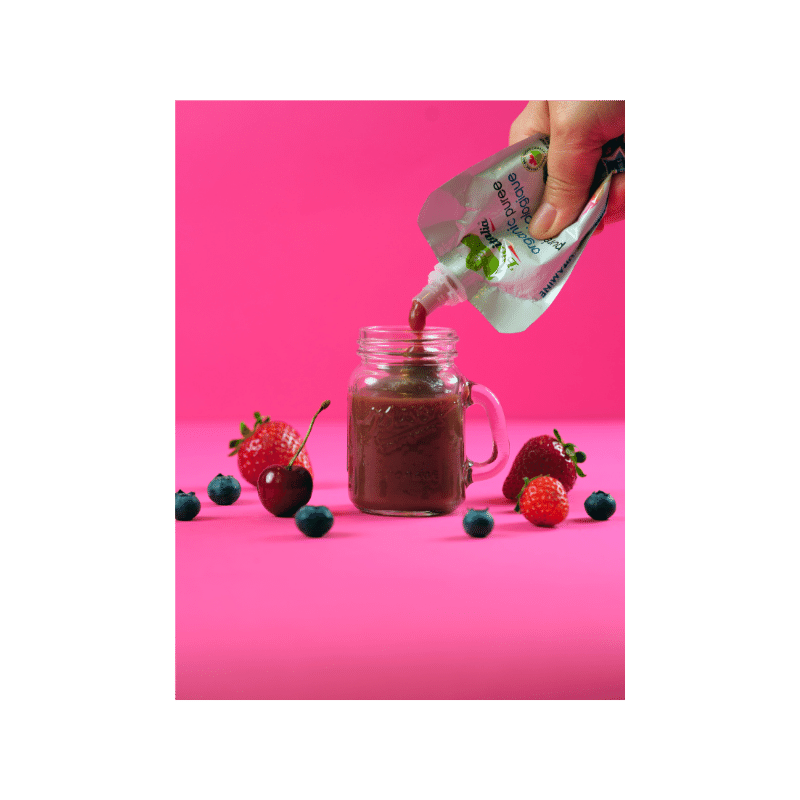 Frullato mela e ribes nero