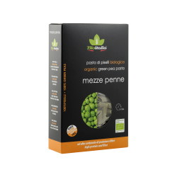 Green pea mezze penne