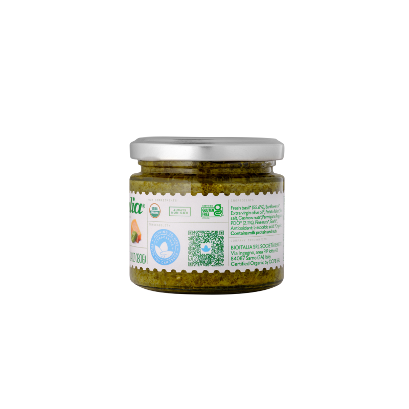 Pesto with basil