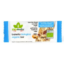 Barretta bacche di goji nocciole e miglio