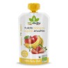 Apple, strawberry and banana smoothie