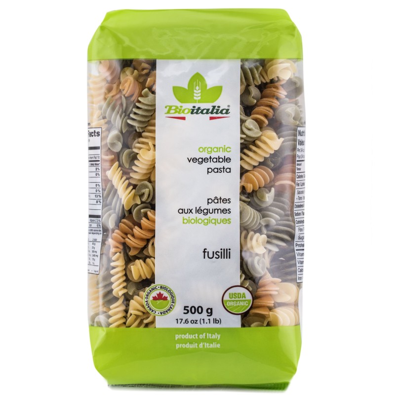 Vegetable fusilli