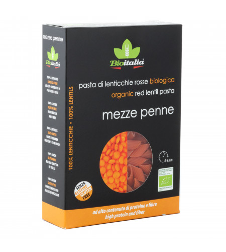 mezze penne di lenticchie