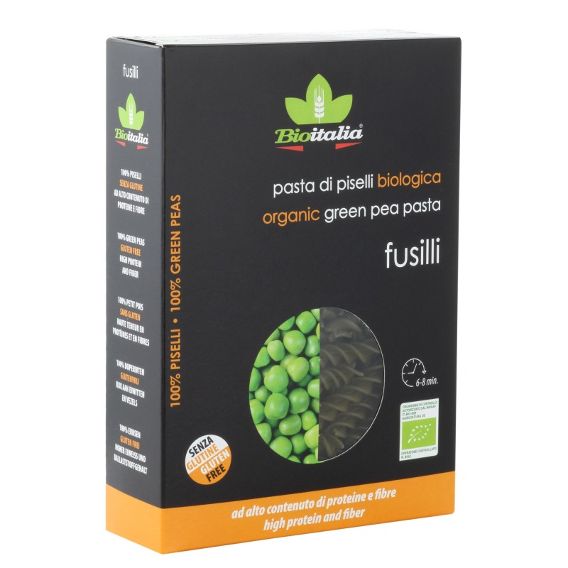 Green pea fusilli