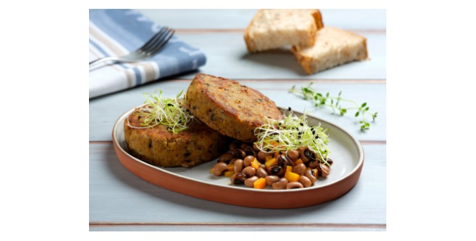 Black-eyed peas burger Black-eyed peas burger