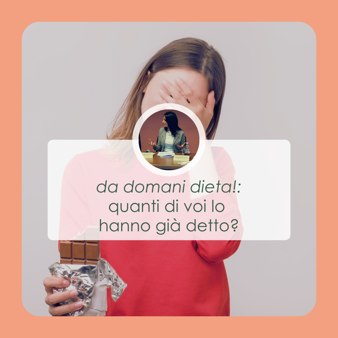 Da domani dieta!