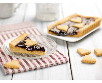 Crostata all’olio extravergine di oliva con confettura