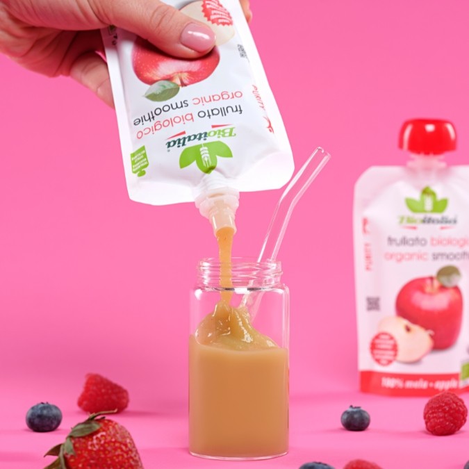 I frullati biologici Bioitalia ora in confezioni 100% riciclabili