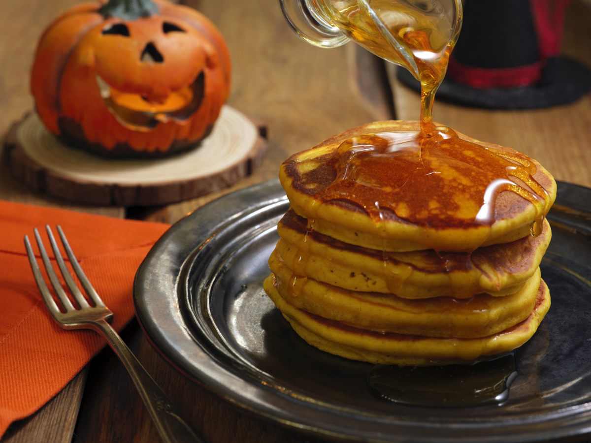 Pumpkin pancakes